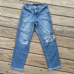 Hollister blue jeans medium blue wash size 5R